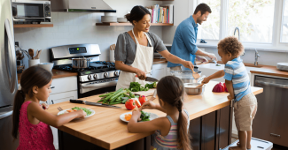 Une famille nombreuse