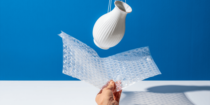 Emballer avec papier bulle