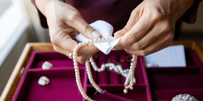 entretien des bijoux en perle