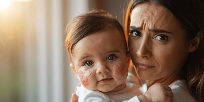 Pourquoi l’eczéma frappe-t-il si souvent les bébés et les jeunes enfants ?