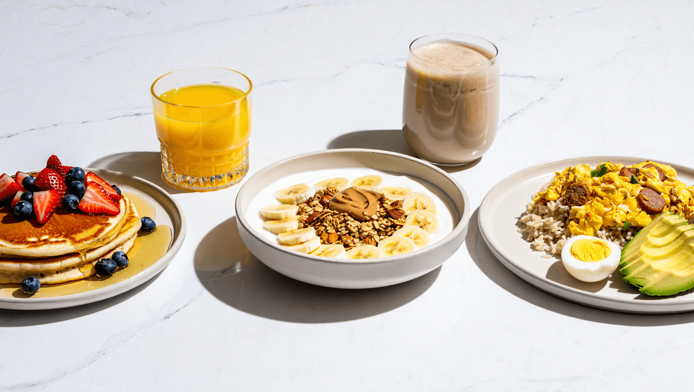 petit dejeuner prise de masse