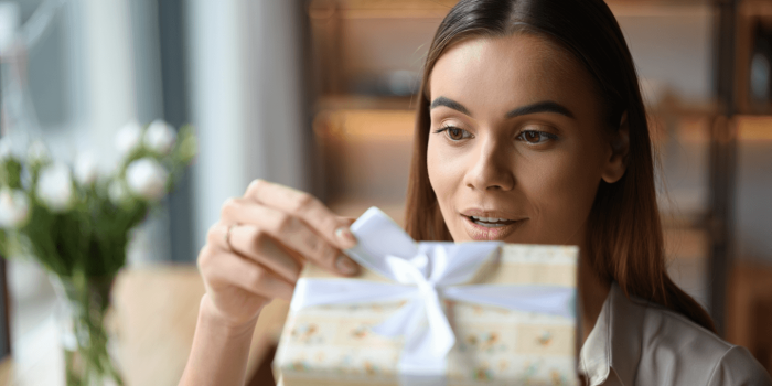 RECEVOIR UN CADEAU