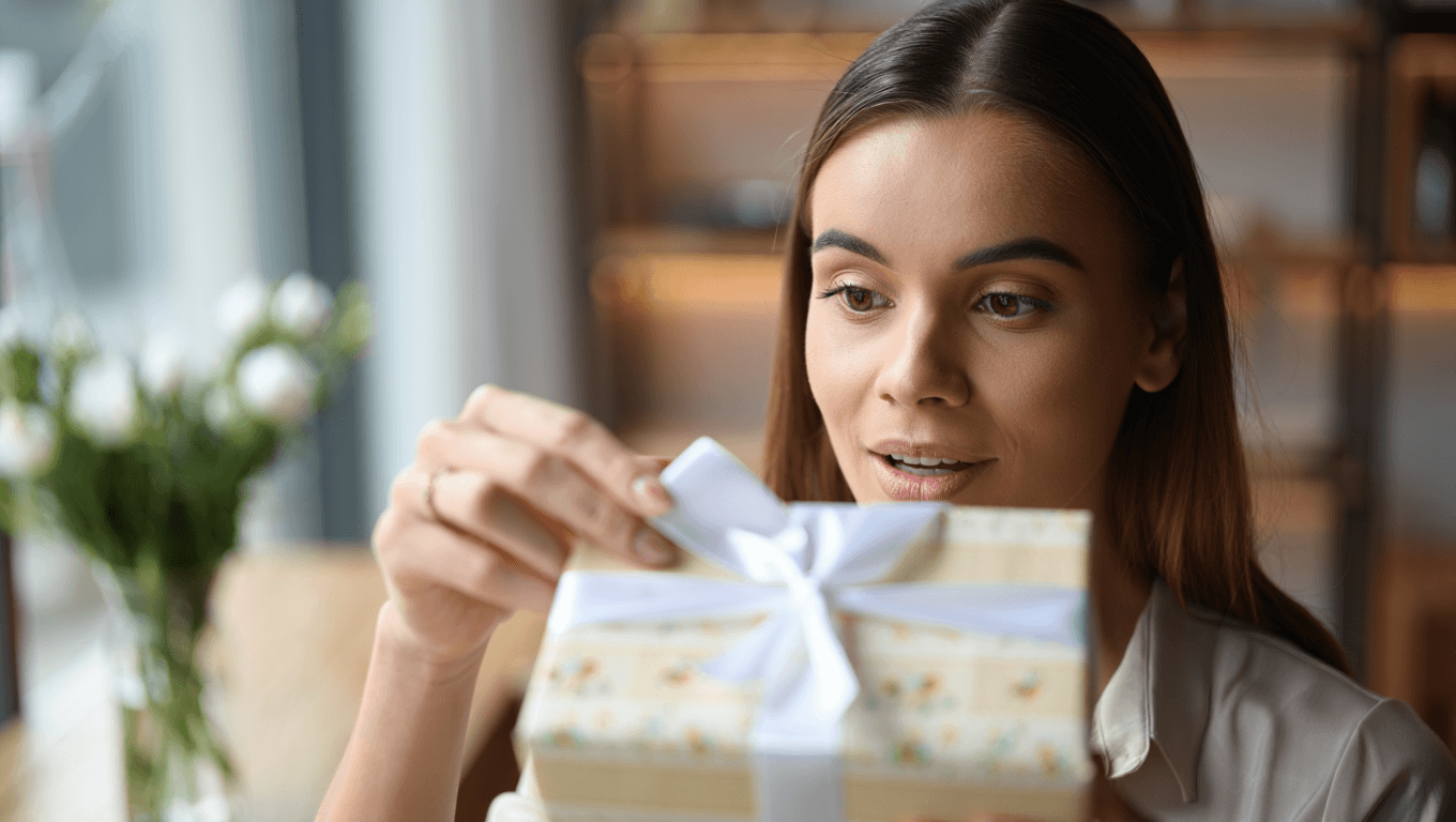 RECEVOIR UN CADEAU