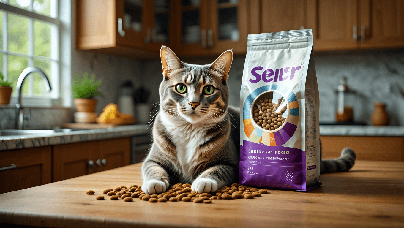 croquettes chat senior