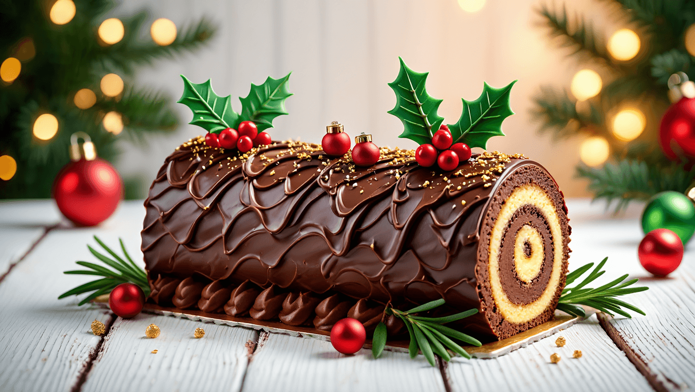 Dix idées de décorations de bûches de Noël faciles et originales - IFSS