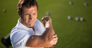 Golf elbow : micro-traumatismes des tendons