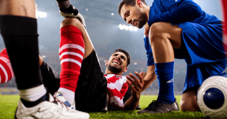 Traitements des blessures du footballeur
