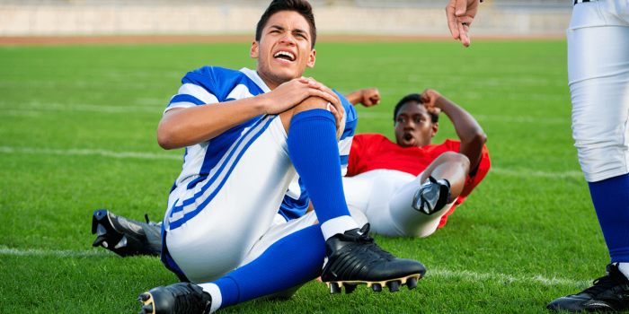 Rupture du ligament croisé antérieur au football