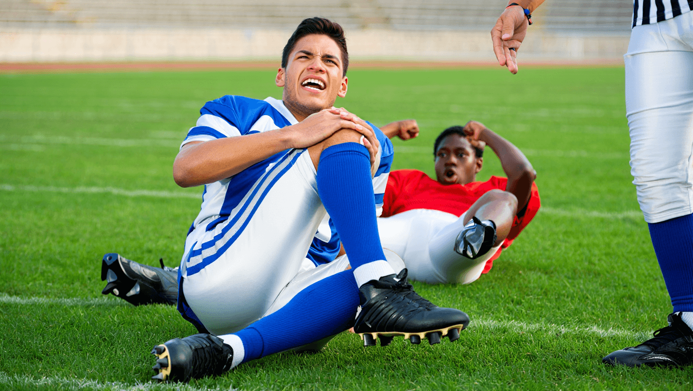 Rupture du ligament croisé antérieur au football