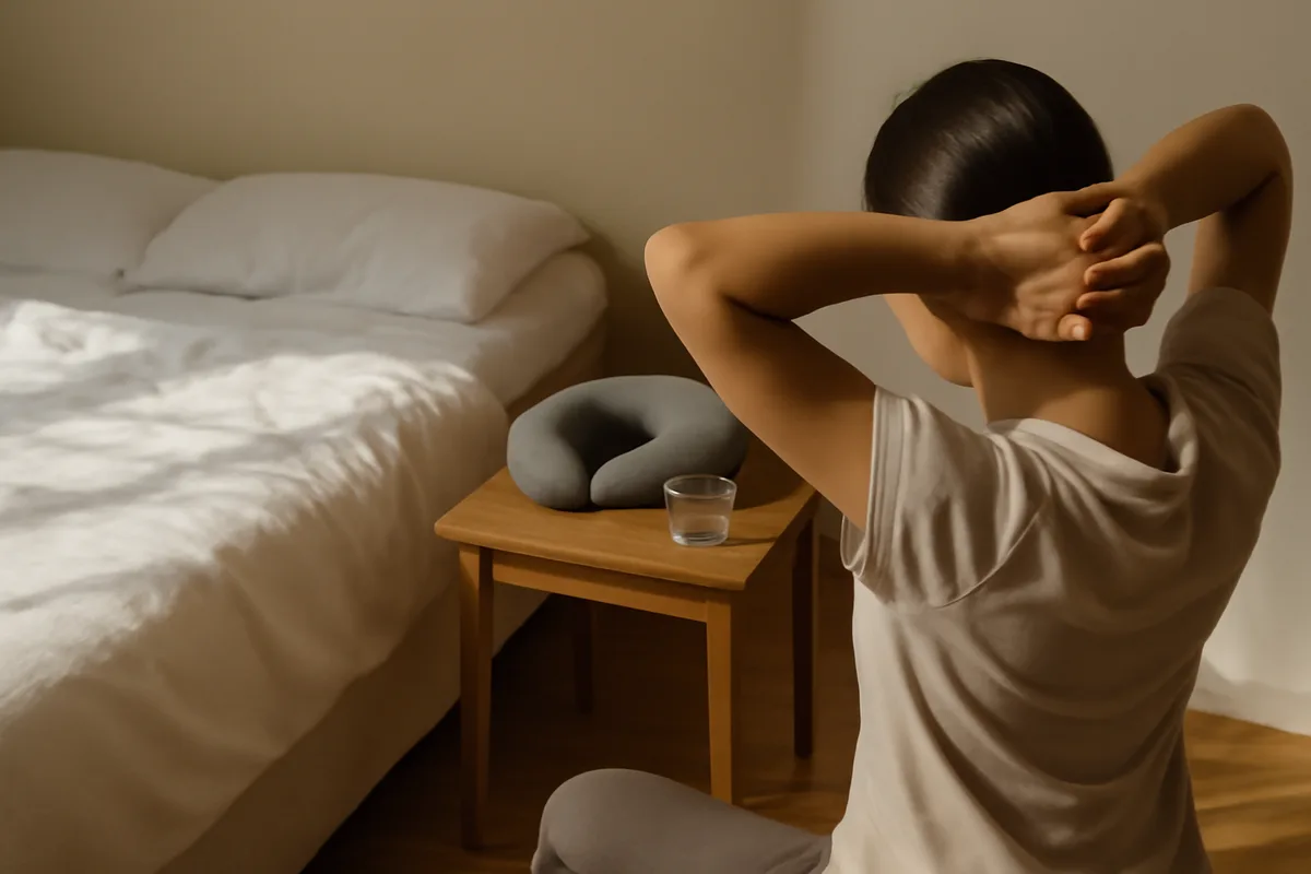 Sept exercices matinaux pour soulager les douleurs cervicales et l'arthrose